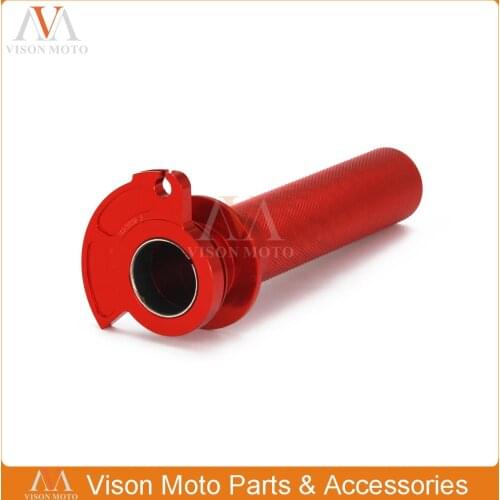 Billet 7/8" 22MM Throttle Clamp Twist Tube Grip For Honda CR125R CR250R 1989 1990 1991 1992 1993 1994 1995-2007 CR500R 1989-2001