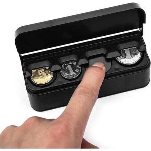 1Pc Car Organizer Rolls Plastic Pocket Telescopic Dash Coins Case Storage Box Holder Container Black