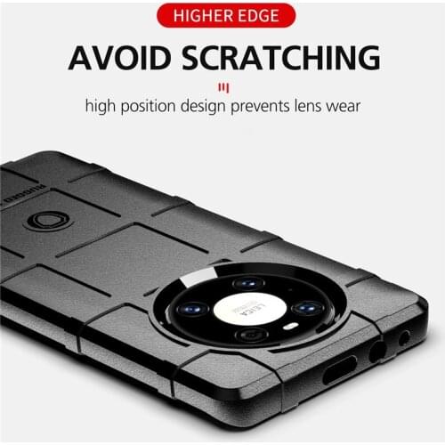 100pcs/Lot Rugged Shield Phone Case For Huawei Mate 30 20 Lite Mate40 Mate 40 Pro+ Pro Plus Defender Armor TPU Rubber Cover