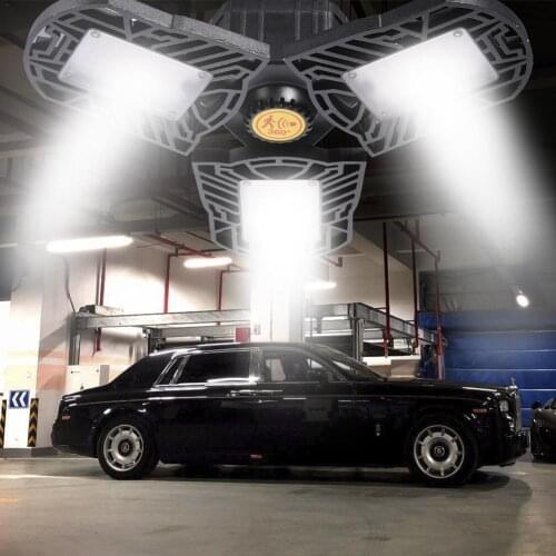 2020 Radar induction LED garage light 60W industrial household lamp E27 / E26 high bay lamps workshop warehouse sensor lighting