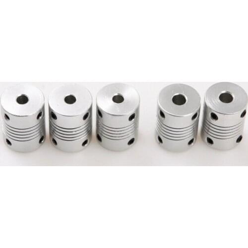 3D Printer Parts Accessory Stepper Motor Aluminum Alloy Z Axis Flexible Coupling Coupler Shaft Couplings 5mm*8mm*25mm 5x5x8