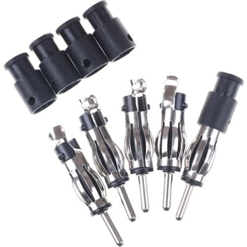 5pcs Male Car CD Radio Aerial Antenna Plug Adapter Plastic Handle Connector