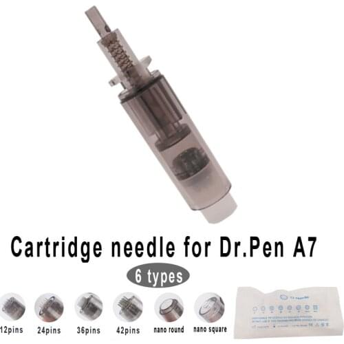 6 Types 12/24/36/42Pin Nano Needle Cartridge for Dr.Pen ULTIMA A7 Derma Pen Stamp Electric Auto Microneedle Skin Care Anti Aging