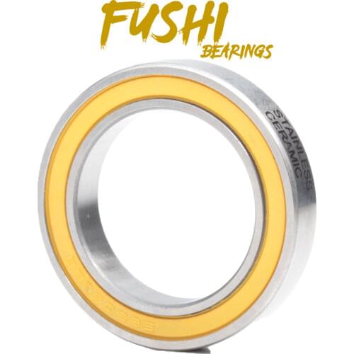 6805-2RS Stainless Bearing 25*37*7 mm ( 1 PC ) ABEC-3 6805 RS Bicycle BB Bracket Bottom 25 37 7 Ceramic Balls Bearings