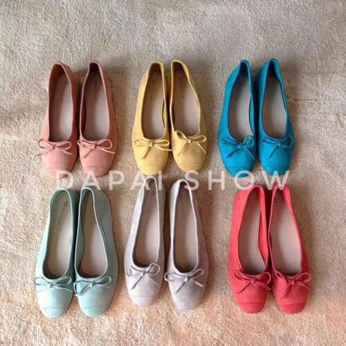 DONLEE QUEEN 2019 Summer Flats Ballet Shoes Women Slip On Loafers Round Toe Shallow Bowtie Ballerina Soft Moccasin zapatos mujer