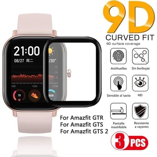 9D Curved Composite Flexible Screen Protector Film For XiaoMi HuaMi Amazfit GTR 2 2E Accessories For Amazfit GTS 2 2E 2 mini POP