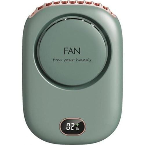 Hot Sale 50% Mini Wearable Rechargeable Hanging Neck Fan Portable Hanging Neck Fan Mini Pocket Air Cooling Fan For Home Office