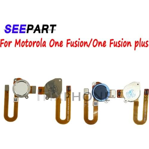 FingerPrint Button Apply to For Motorola One Fusion+ FingerPrint Button For Motorola One Fusion+ Touch ID Sensor Flex Cable