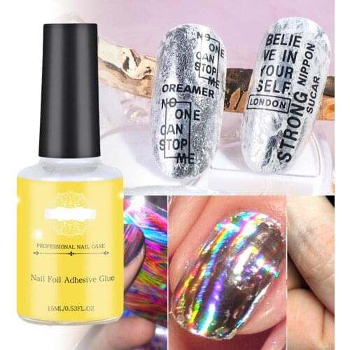 Nail Sticker Gel Glitter High Gloss Mysterious Stars Sticker Gel Dazzling Nail Polish For Salon