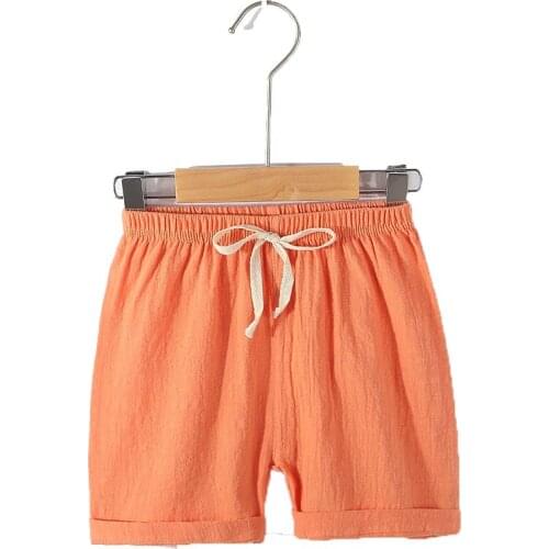 Summer Children Shorts Cotton Shorts for Boys Girls Comfortable Soft Shorts Toddler Panties Kids Beach Short Sports Pants Baby