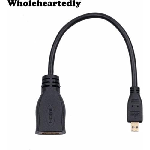 High Quality Micro HDMI to HDMI Cable Gold-plated Connector HDMI 1080P Adapter hdmi Adaptor Male to Female Converter