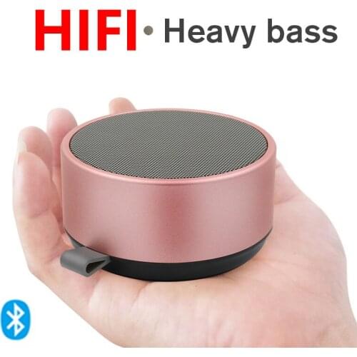 NBY Wireless Portable Bluetooth Speaker Mini Heavy Bass Louspeakers HiFi Sound FM Radio Built-in Microphone For Hands-free Call