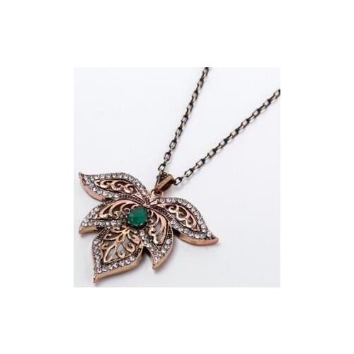 Leaf Figured Authentic Sterling Necklace