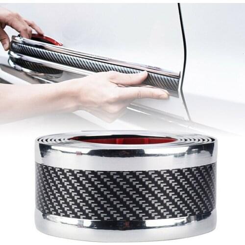 Panel Silver Side Skirt Door Edge Guard Strip Trucks Anti Scratch Anti Collision Strip 1 Roll DIY Accessories