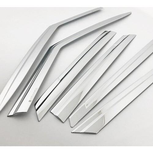 Applicable to Honda Avancie URV special car window weather protection platinum plating rain protection gear chrome rain eyebrows