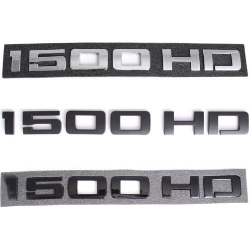 1x 3D 1500HD Letters Car Door Fender Tailgate Emblem Badge for SIERRA SILVERADO