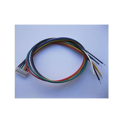 50 pcs PH 2.0mm Pitch 7 Pin Female Connector with 26AWG 300mm Leads Cable