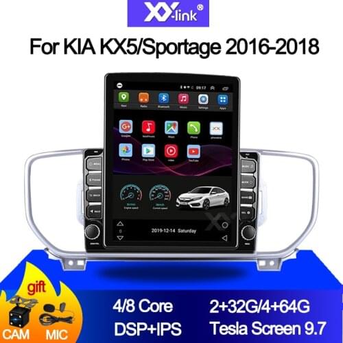 9.7 inch Tesla Vertical Screen 4G LTE car dvd multimedia player radio Stereo navi system for KIA KX5/Sportage 4 2016-2018 audio