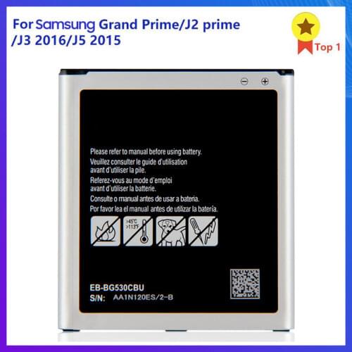 Battery EB-BG530CBU EB-BG531BBE for Samsung Galaxy Grand Prime SM-G531H J3 2016 J320F J5 2015 J2 Prime J2 Core J250F J260F G530H