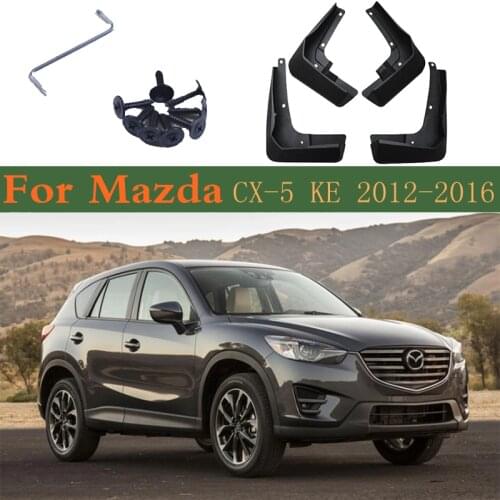Car Mudflap Fender Mud Flaps Guard Splash Flap Mudguards Accessories For Mazda CX-5 2016~2012 MK1 KE CX5 CX 5 2015 2014 2013