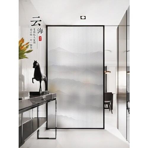 Glue-free household frosted window glass film kitchen toilet bathroom bathroom sliding door covering window paper