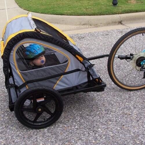 Bicycle trailer parts, traction head steel used when bicycles are towed by other vehicles