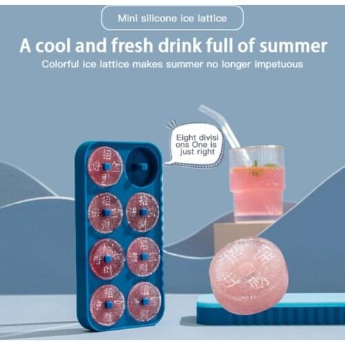 Coin Shape Ice Cube Mold Flexible Silicone Copper Cash Mold With Quick Open Buckles Lid BPA Free Freezer Drinks Whiskey Home Bar