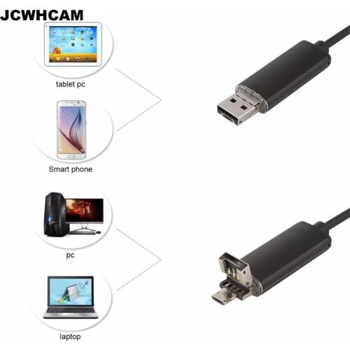 JCWHCAM Wholesale 5M 2M 1M Android USB Endoscope Camera 5.5mm IP67 Walterproof Snake USB Camera HD Android Mobile USB Borescope