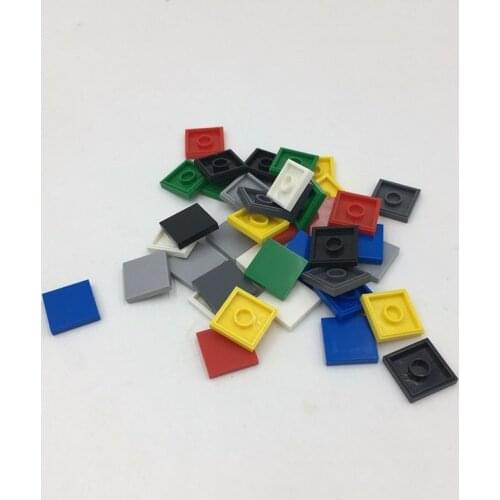 200pcs DIY Creative 2X2 Flat Cover Square Building Blocks Compatible Lego Size Bricks City Creator Construction Children Toys