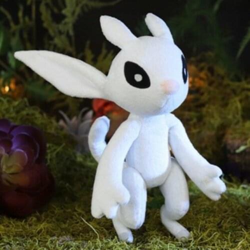 25cm Hot Game Ori Plush Doll Naru & Ori Soft Stuffed Animals Lovely White Tree Elf Toys Great Birthday Chirstmas Gift for Kids