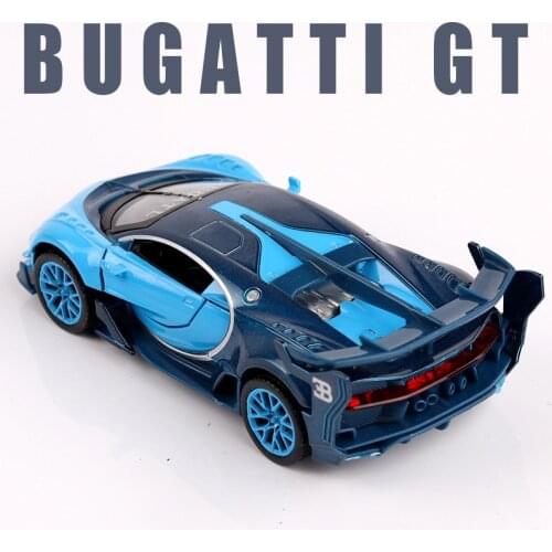 Alloy Diecast 1:32 Model Car Miniature Bugatti GT Supercar Metal Vehicle Birthday Gifts Collection for Children Christmas Toys
