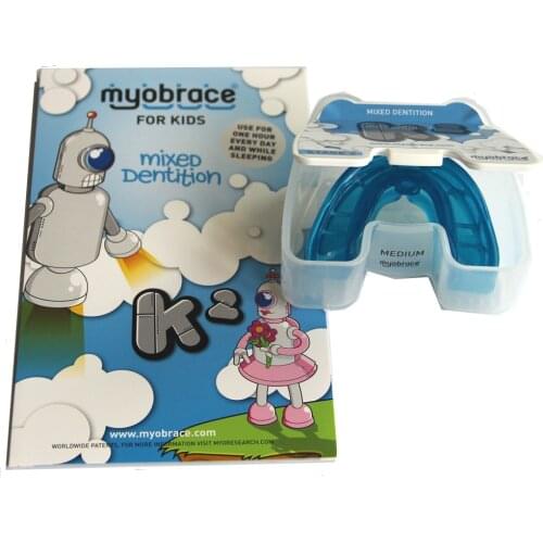 MRC Teeth Trainer Deep Bite Appliance Dental Orthodontic Trainer K2 Medium/Myobrace K2 for Kids