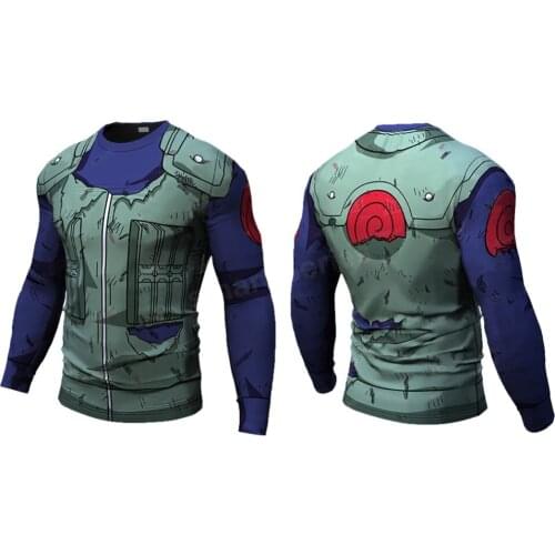 3D Printed Men Compression Running T Shirt Fitness Tight Sport tshirt Training Jogging Shirts Gym Sportswear Quick Dry