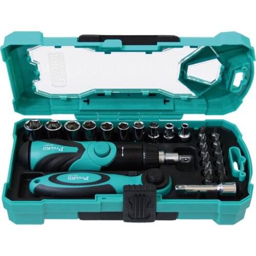SD-2316M High Quality 26pcs New Ratchet Screwdriver Set Ratchet Screwdriver Socket Tool tandard Metal Case Hand Tools