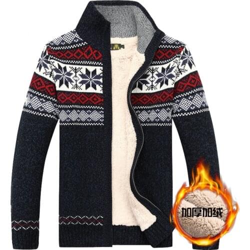 Top Grade New Autum Winter Brand Fashion Knitted Men Cardigan Sweater Geometric pattern Casual Coats Jacket Mens Clothing 2021