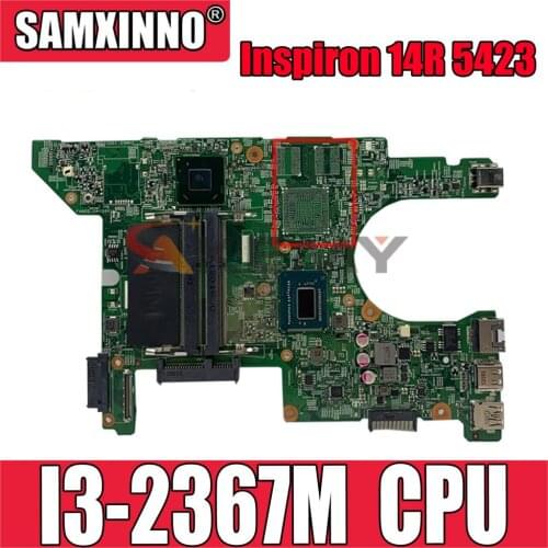 Original Laptop motherboard For DELL Inspiron 14R 5423 P35G I3-2367M Mainboard CN-0383JW 0383JW DMB40 11289-1 SR0CV