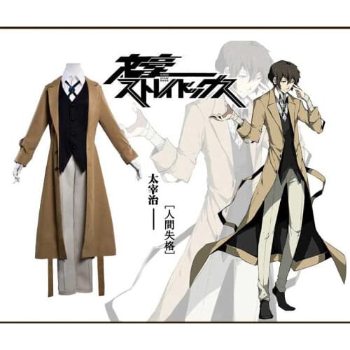 Osamu Dazai Cosplay Bungo Stray Dogs Costume Customized