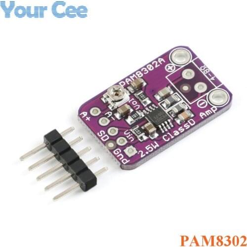 PAM8302 2.5W Single Channel Mono Class D Amp Audio Amplifier Module PAM8302A Audio Amplifier Power Module