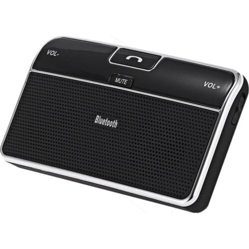 Dragging Sun Visor Noise Cancellation Bluetooth V4.0+EDR Car Styling Intercom System Music Receiver Bluetooth Hands-Free Kit