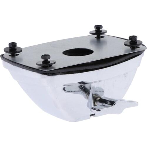 Practical High-end Zinc Alloy Tom Drum Mount Leg Bracket Holder Base Plate