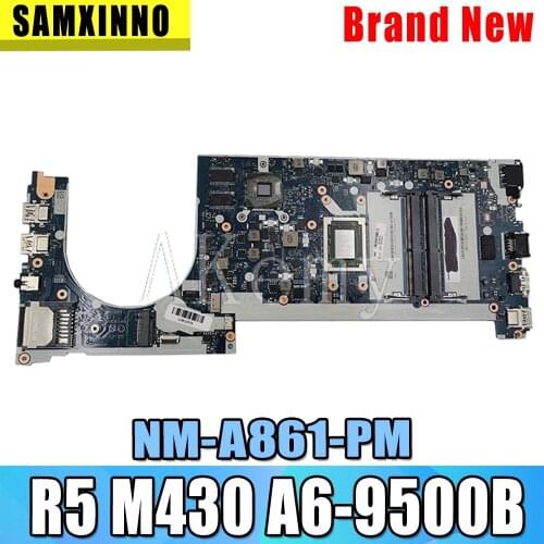 SAMXINNO NM-A861 Motherboard For Lenovo ThinkPad CE475 E475 Laotop Mainboard with R5-M430 GPU A6-9500B CPU