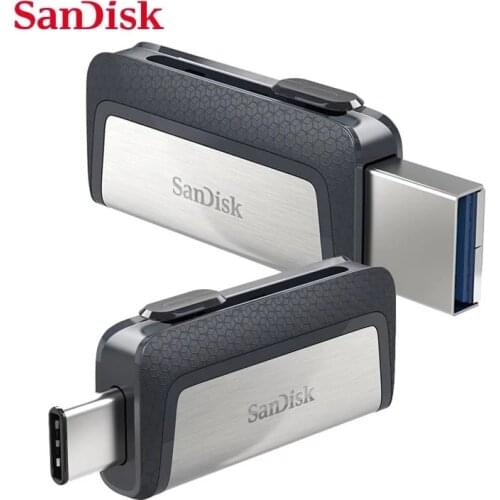 Sandisk SDDDC2 Extreme Type-C 256GB 128GB 64GB 32GB Dual OTG USB Flash Drive 32GB Pen Drive USB Stick Micro USB Flash Type C