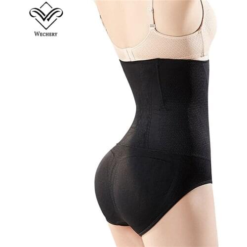 Wechery Waist Trainer High Waist Slimming Underwear Women Sexy Body Shaper Butt lifter Control Panties Red Steel Boned Shapewear