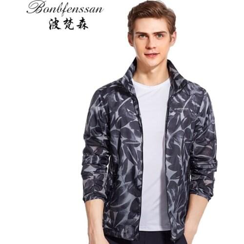 Men Outdoor Quick Drying skin Windbreaker Sun Protection Clothing Ultra-thin Waterproof Breathable UV protection jacket 6735A