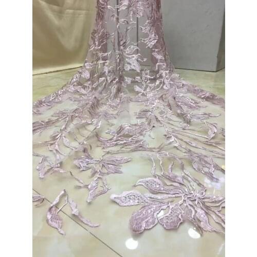 Embroidered Net Fabric SYJ-8274 High Quality African Tulle Lace Fabric For party Dress