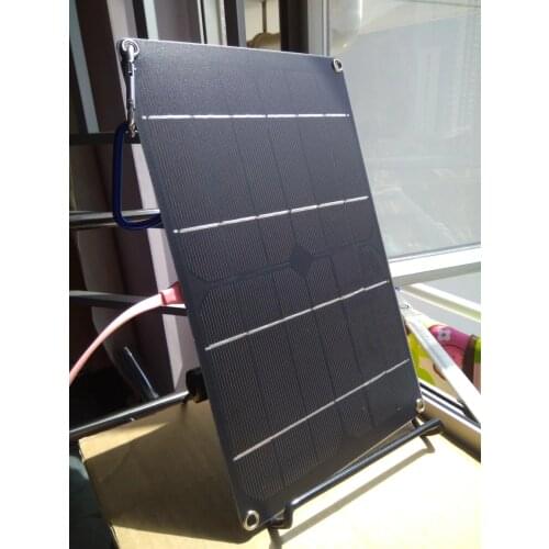 5V 1A USB Output Solar Charger Outdoor Protable Solar Cell Solar Panel Charger for phone 6W Mono Solar Cell