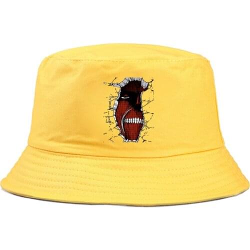 Attack On Titan Bucket Hat men Cotton Fishing Hunting Cap Outdoor Beach Fisherman Panama Womens Bucket Hat
