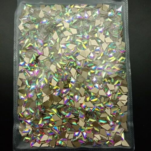 1440pcs/Bag Hot Sale Arrow 4*6mm/5*8mm Nail Art Rhinestones 3D Flatback Stones For Nail Decoration Wholesale