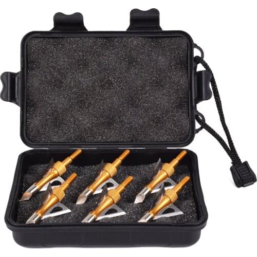 6X Arrow Broadhead 100 Grain Hunting Arrow Tip +1XBroadhead Spanner Crossbow +1X Housing Free Shipping