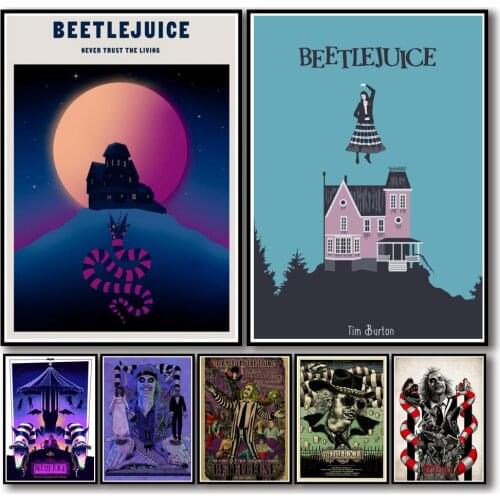5D DIY Diamond Painting Beetlejuice Poster Art Picture Diamond Embroidery Mosaic Home Decoration Gift Kit